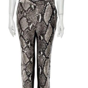 DIANE VON FURSTENBERG DVF Wool Snakeskin Printed